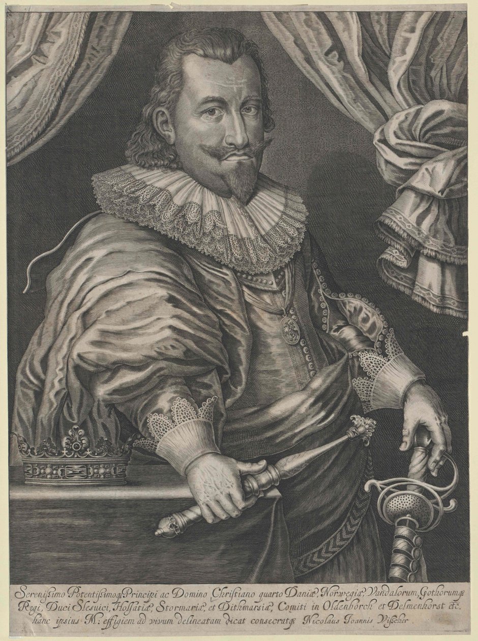 King of Denmark Christian IV by Artist Unknown