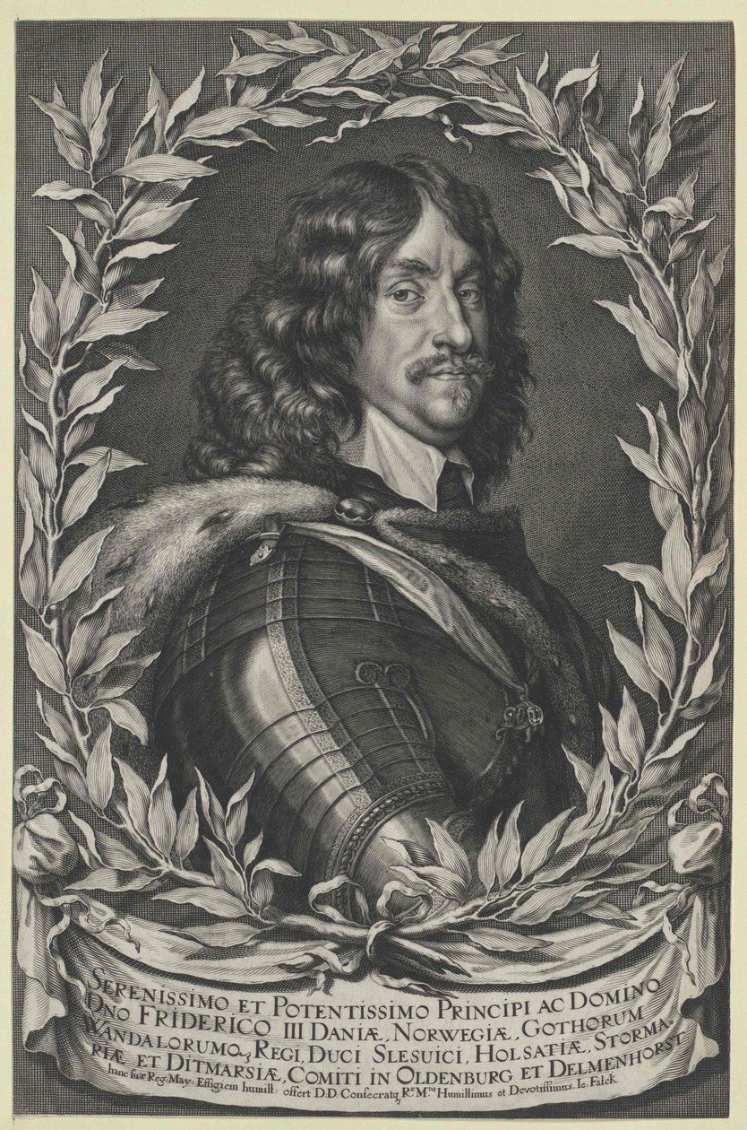 King Frederick III of Denmark by Artist Unknown