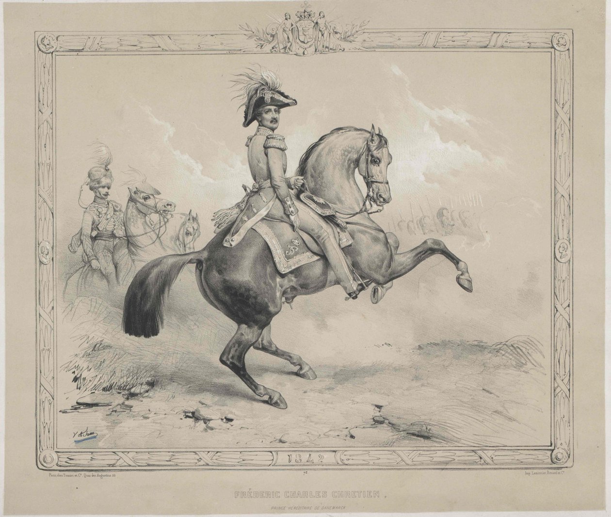 King of Denmark Frederick VII by Artist Unknown