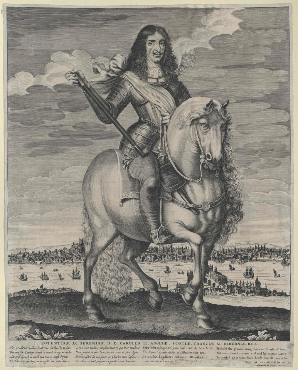 King of England Charles II by Artist Unknown