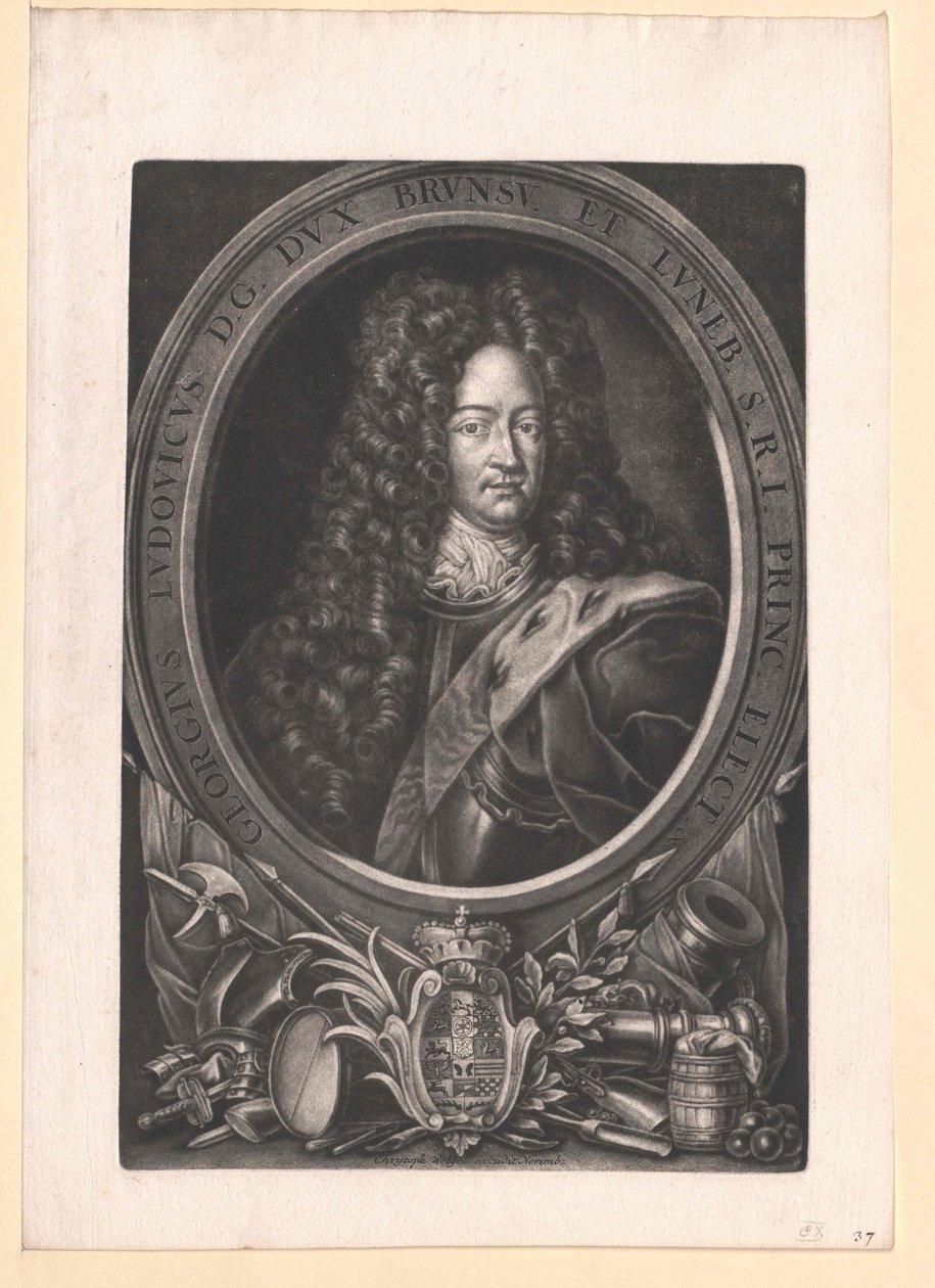 King of England George I by Artist Unknown