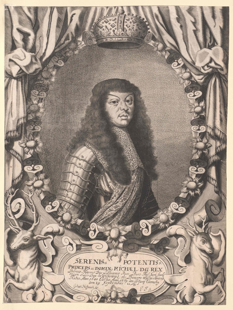 King of Poland Michael Thomas Wiesniowiecz by Artist Unknown