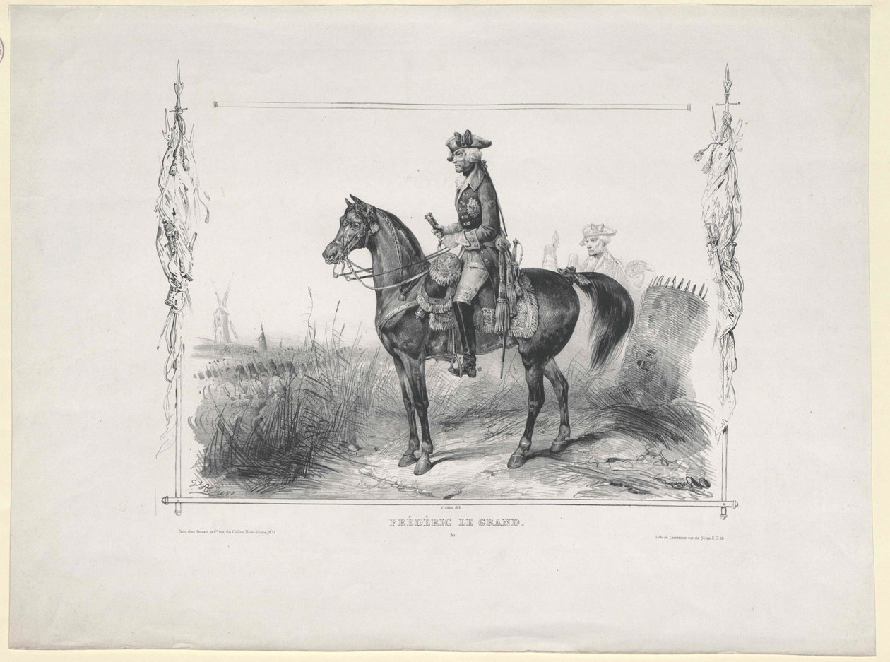 King Frederick II of Prussia by Artist Unknown
