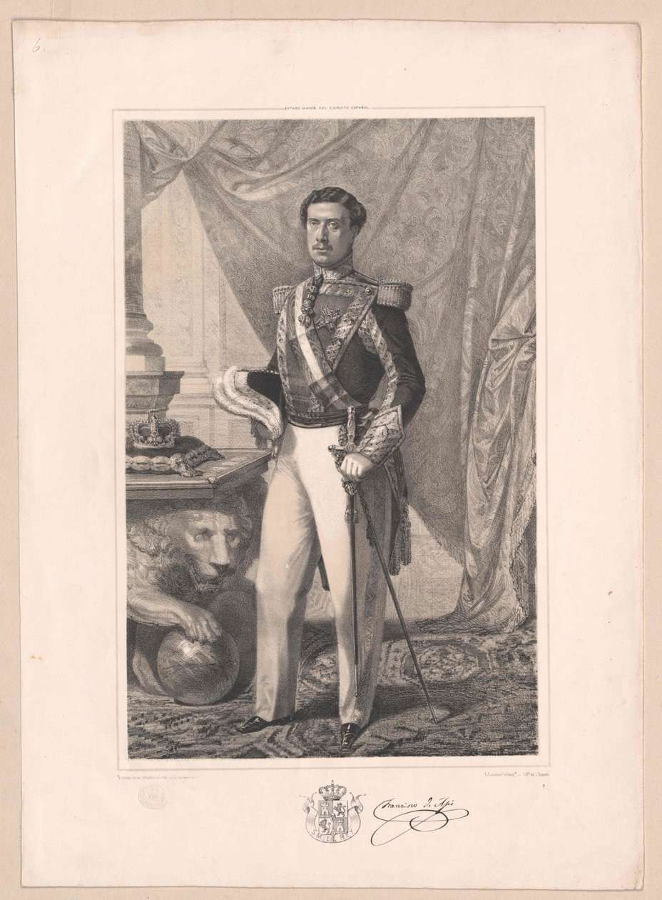 King of Spain Franz by Artist Unknown