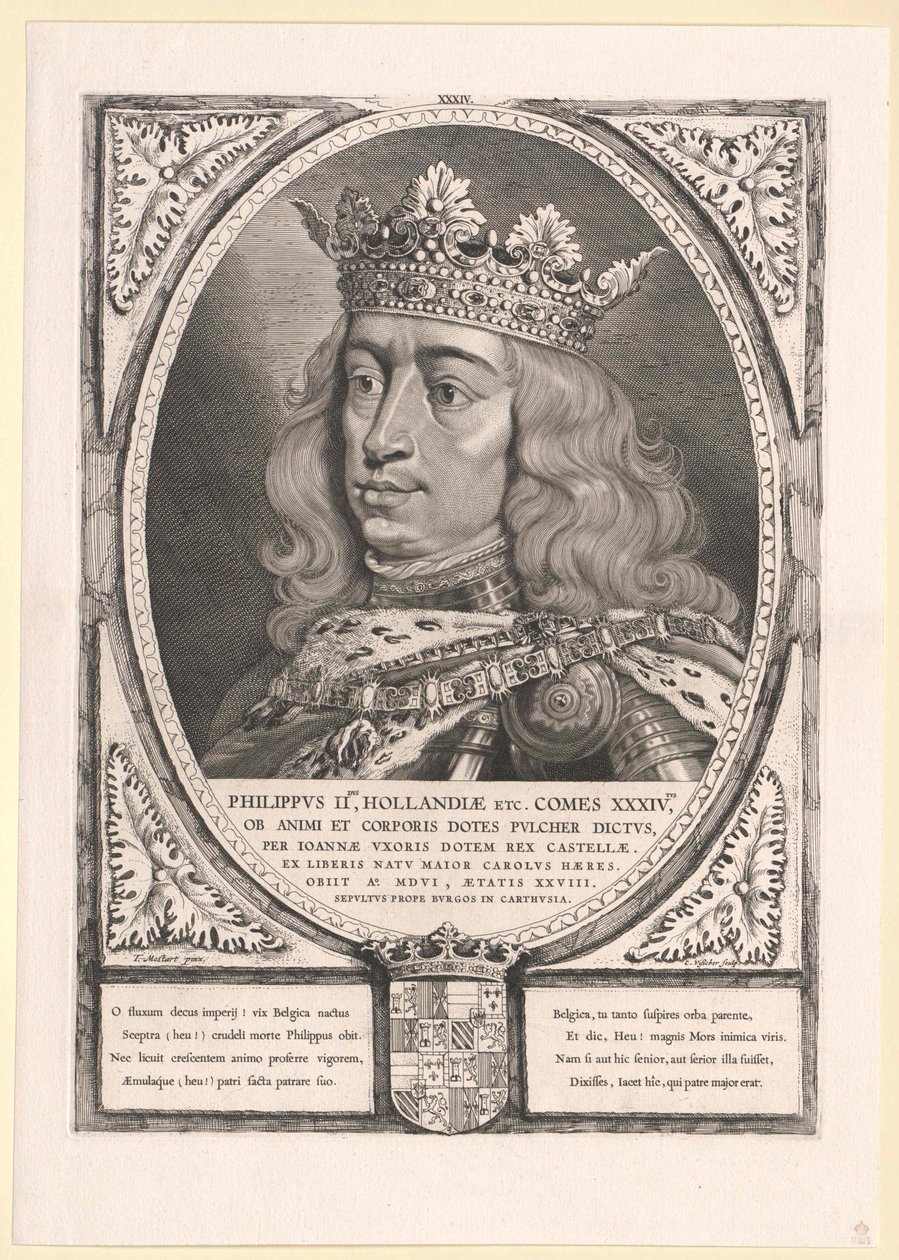 King of Spain Philip I by Artist Unknown