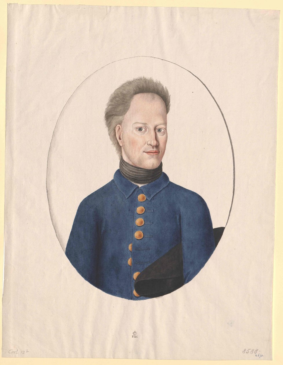 King of Sweden Charles XII by Artist Unknown