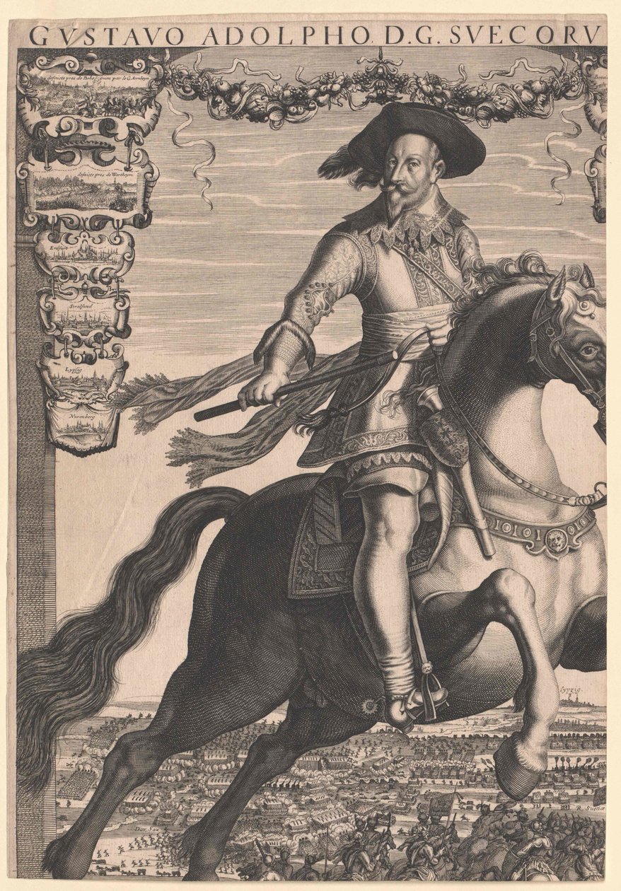 King Gustavus Adolphus of Sweden by Artist Unknown