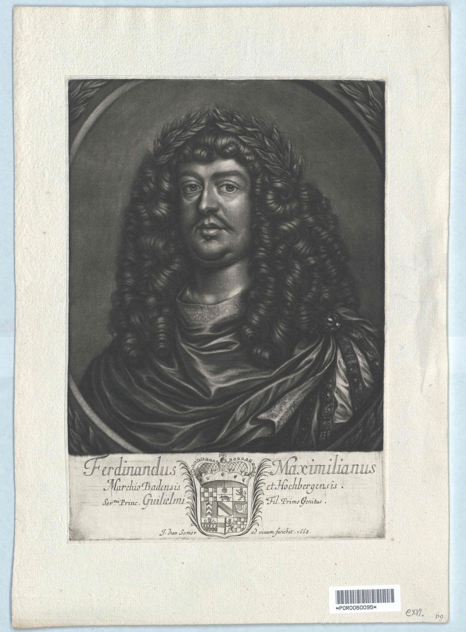 Margrave Ferdinand Maximilian of Baden-Baden by Artist Unknown