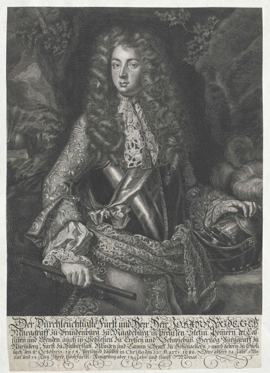 Margrave Johann Frederick of Brandenburg-Ansbach by Artist Unknown