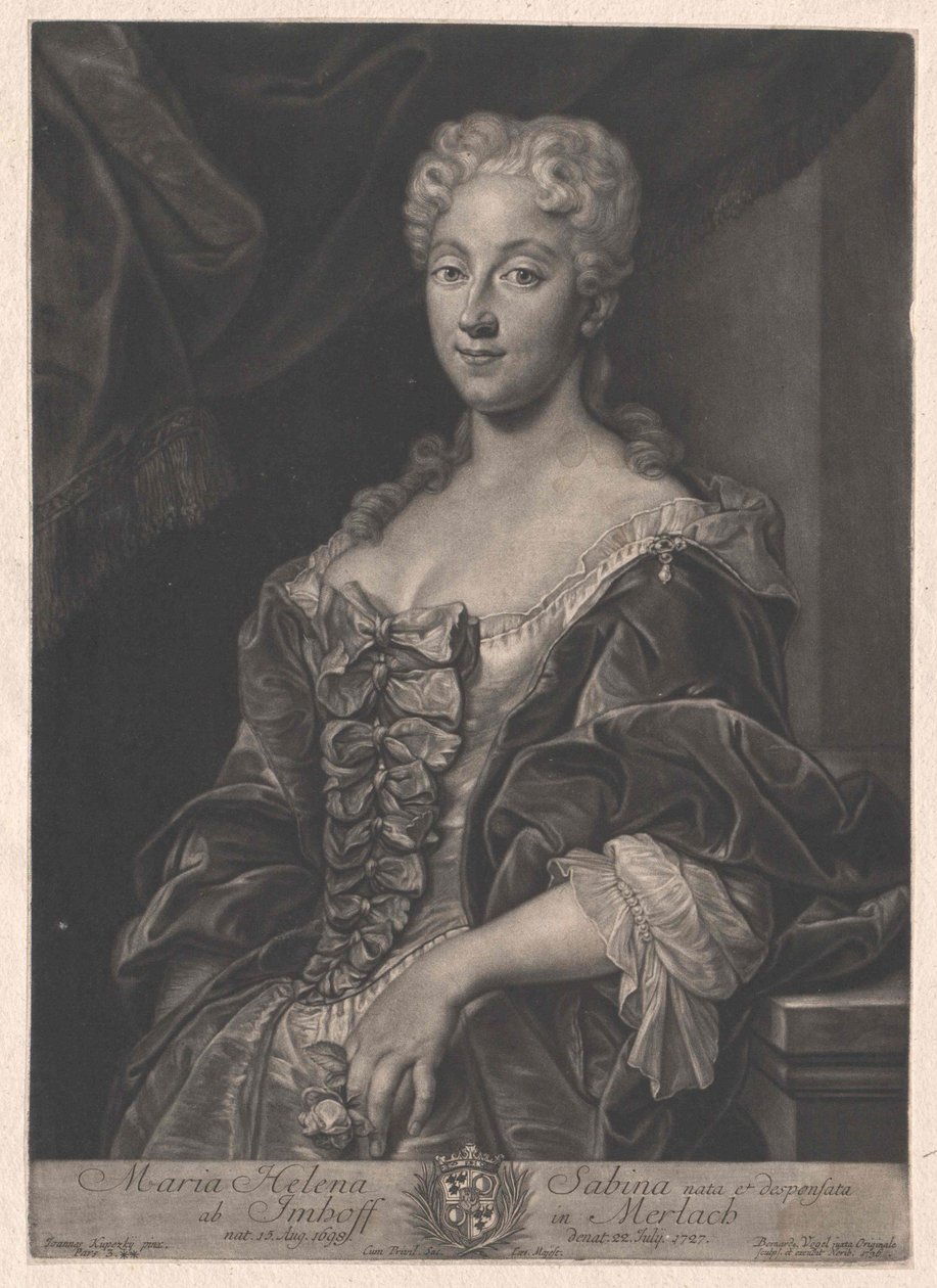 Maria Helen Sabina von Imhoff by Artist Unknown