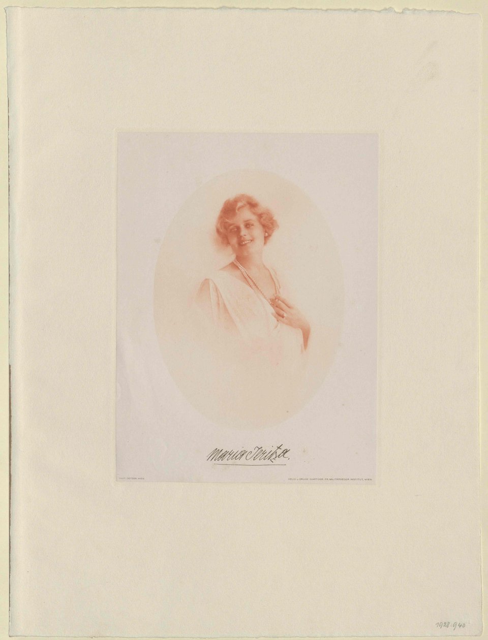 Maria Jeritza by Artist Unknown