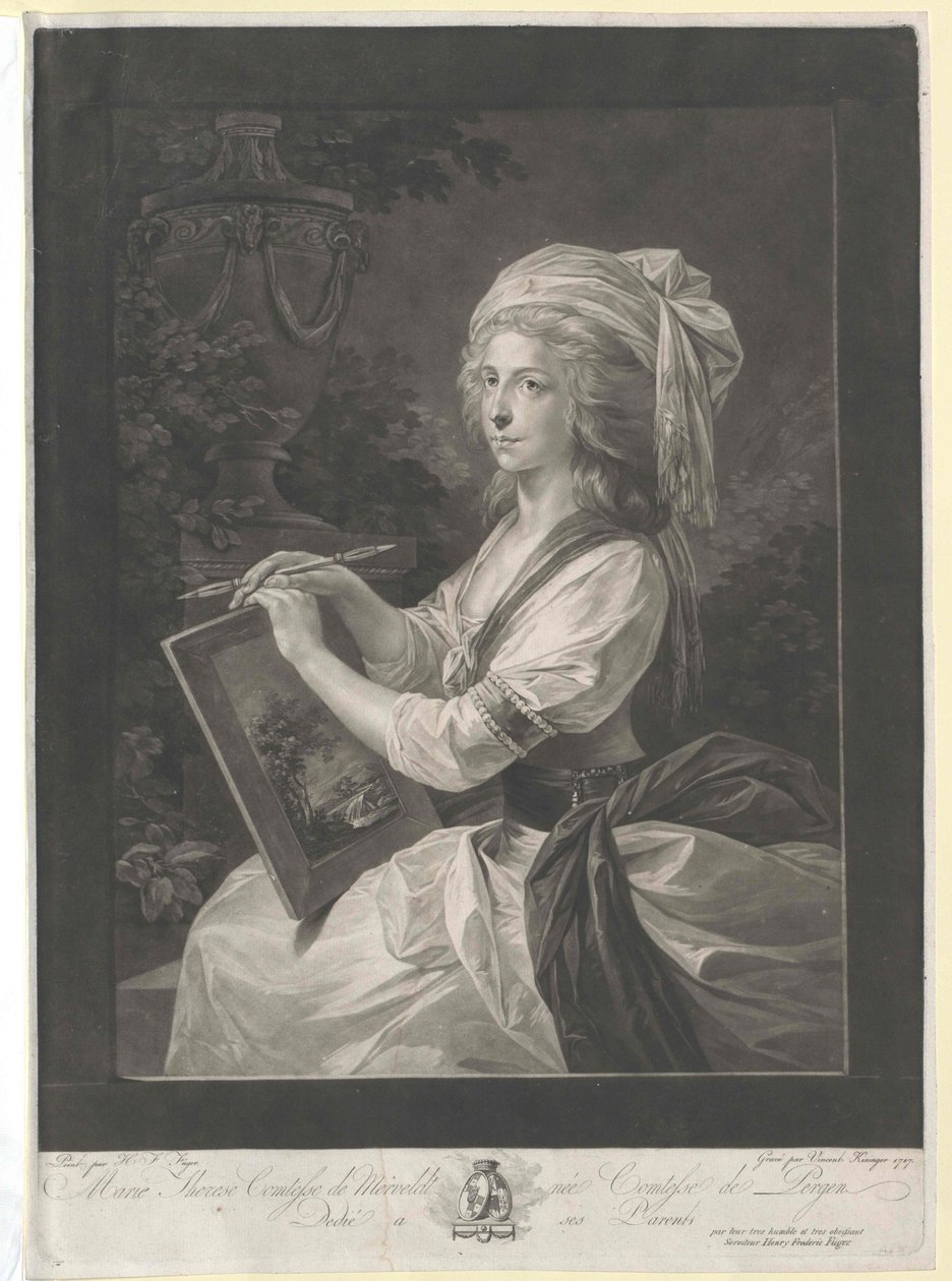 Countess Maria Theresia Pergen by Artist Unknown