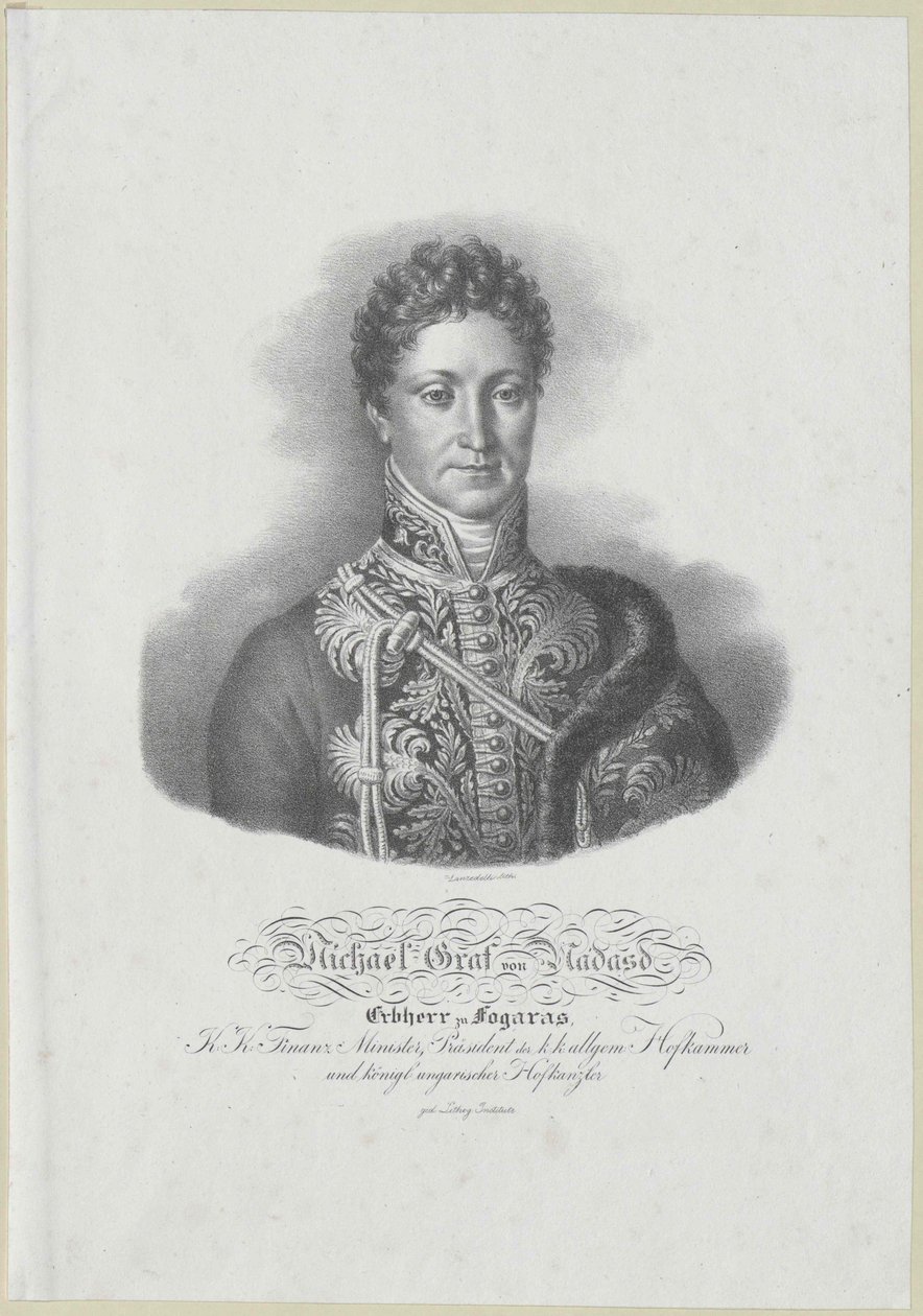 Michael Count Nádasdy von Nádasd and Fogaras by Artist Unknown