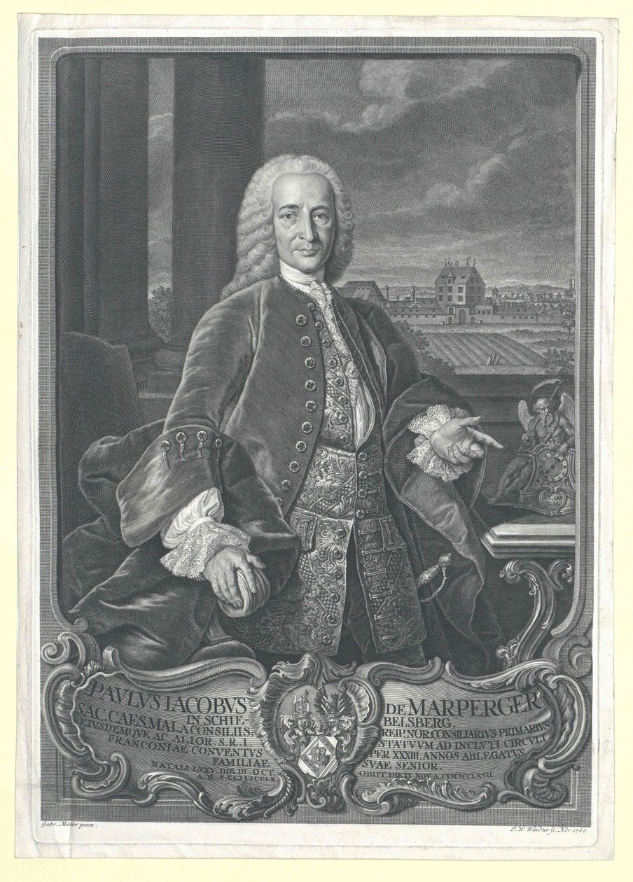 Paul Jakob von Marperger by Artist Unknown