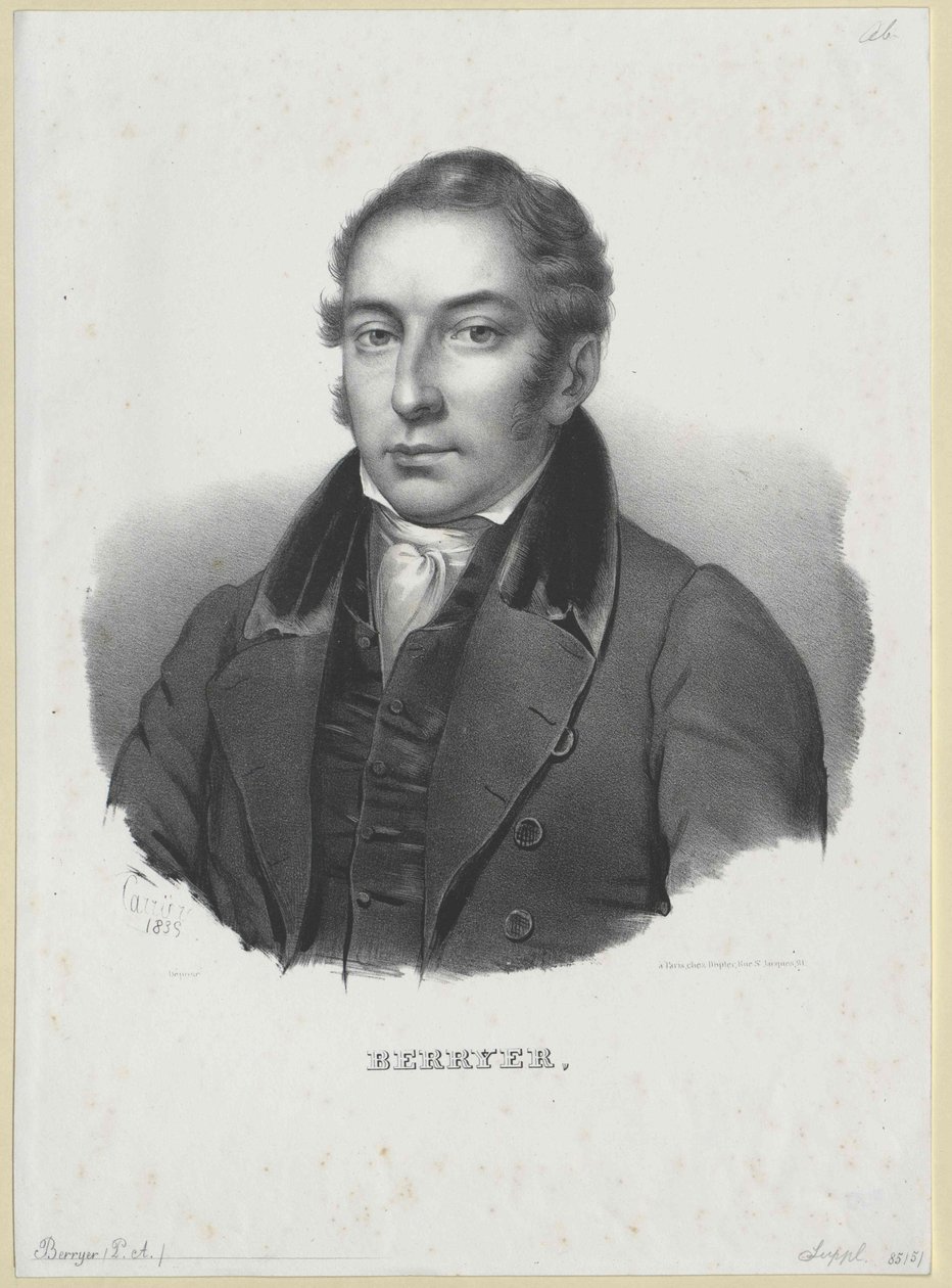Pierre Antoine Berryer (print) by Artist Unknown