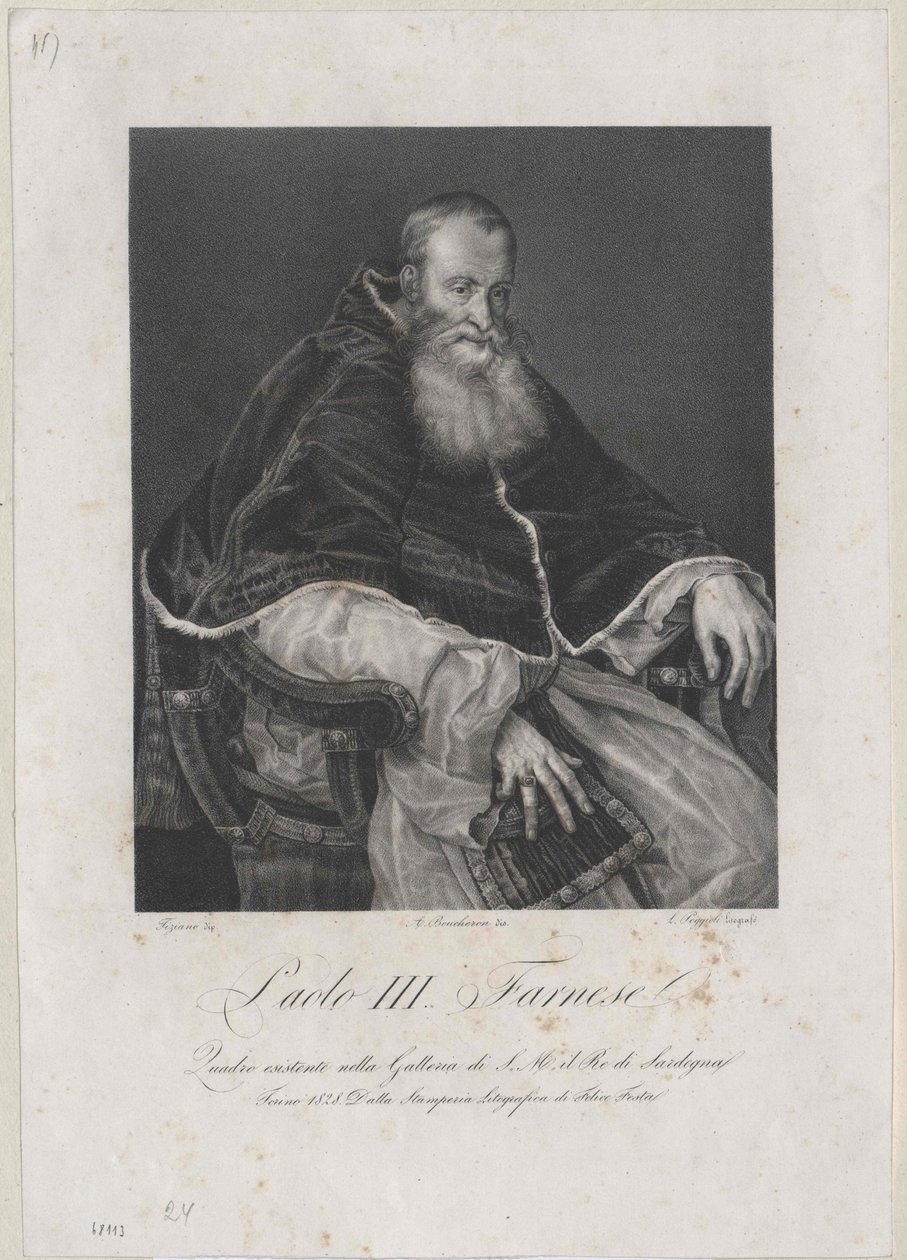 Pope Paul III by Artist Unknown
