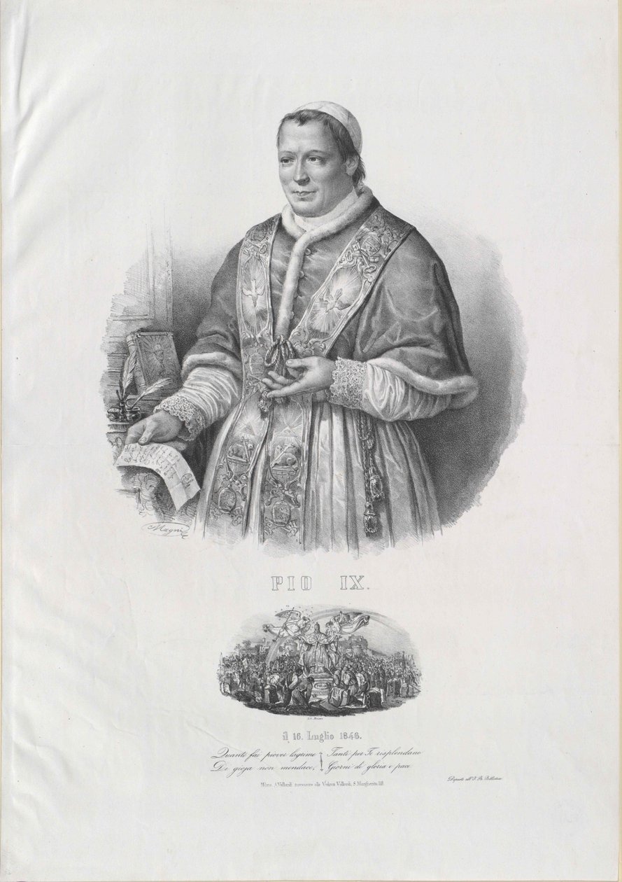 Pope Pius IX by Artist Unknown