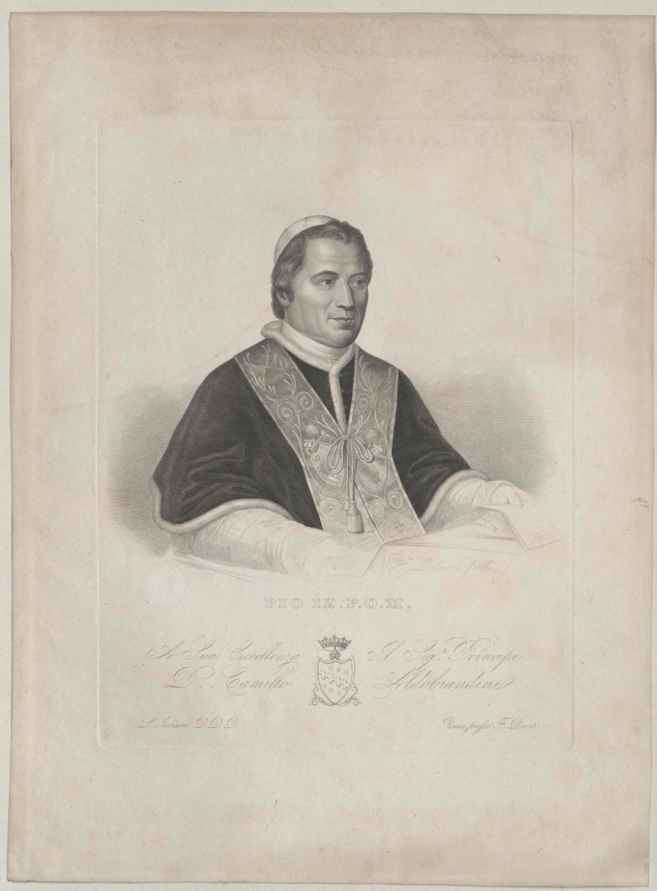 Pope Pius IX by Artist Unknown