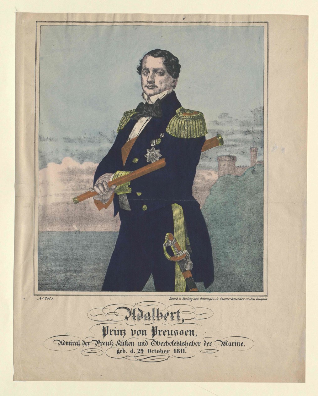 Prince of Prussia Adalbert by Artist Unknown
