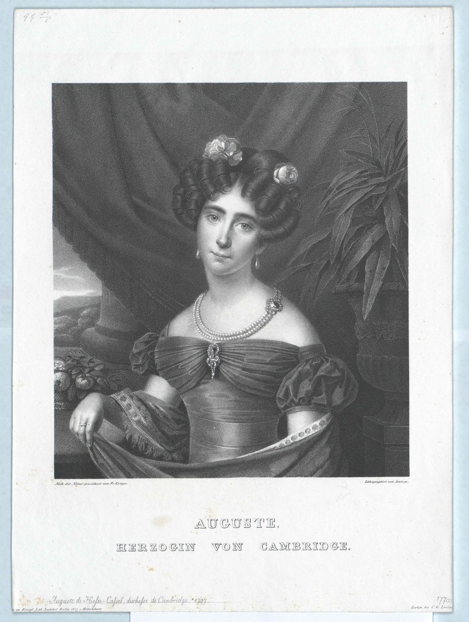 Princess Auguste of Hesse-Kassel by Artist Unknown