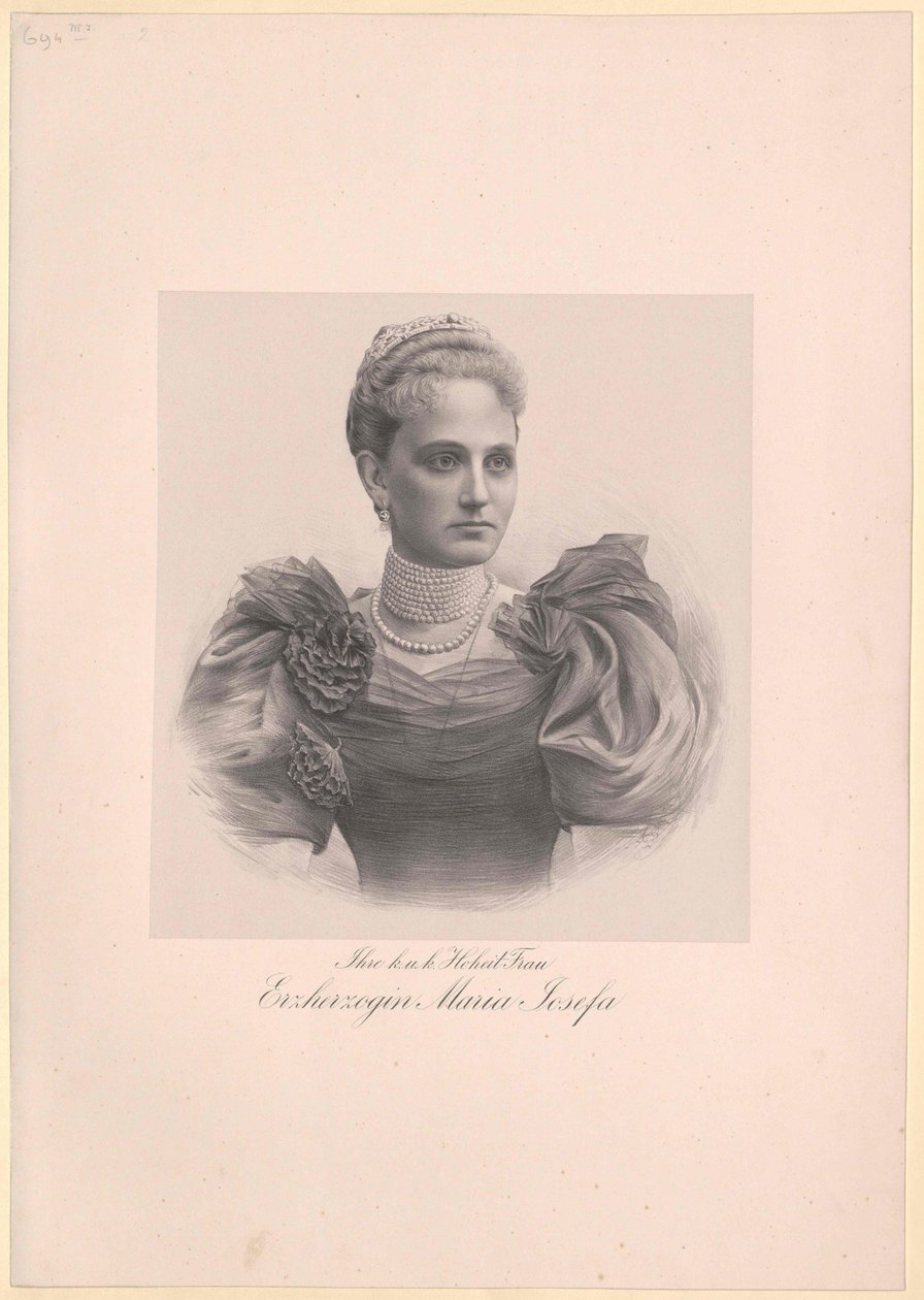 Princess Maria Josefa of Saxony by Artist Unknown