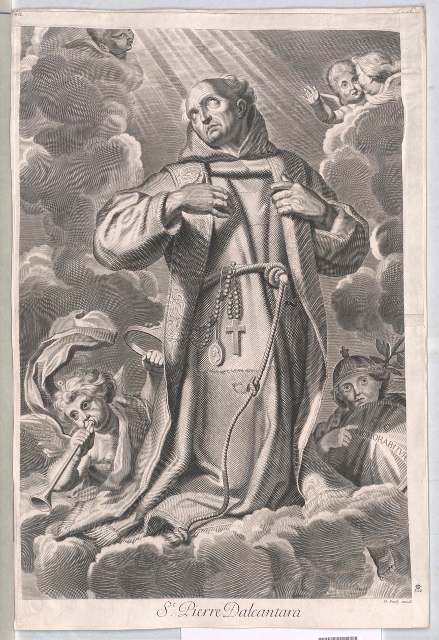 Saint Peter of Alcantara by Artist Unknown