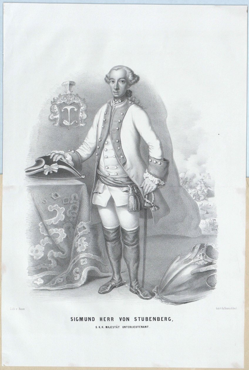 Sigmund Mister to Stubenberg by Artist Unknown