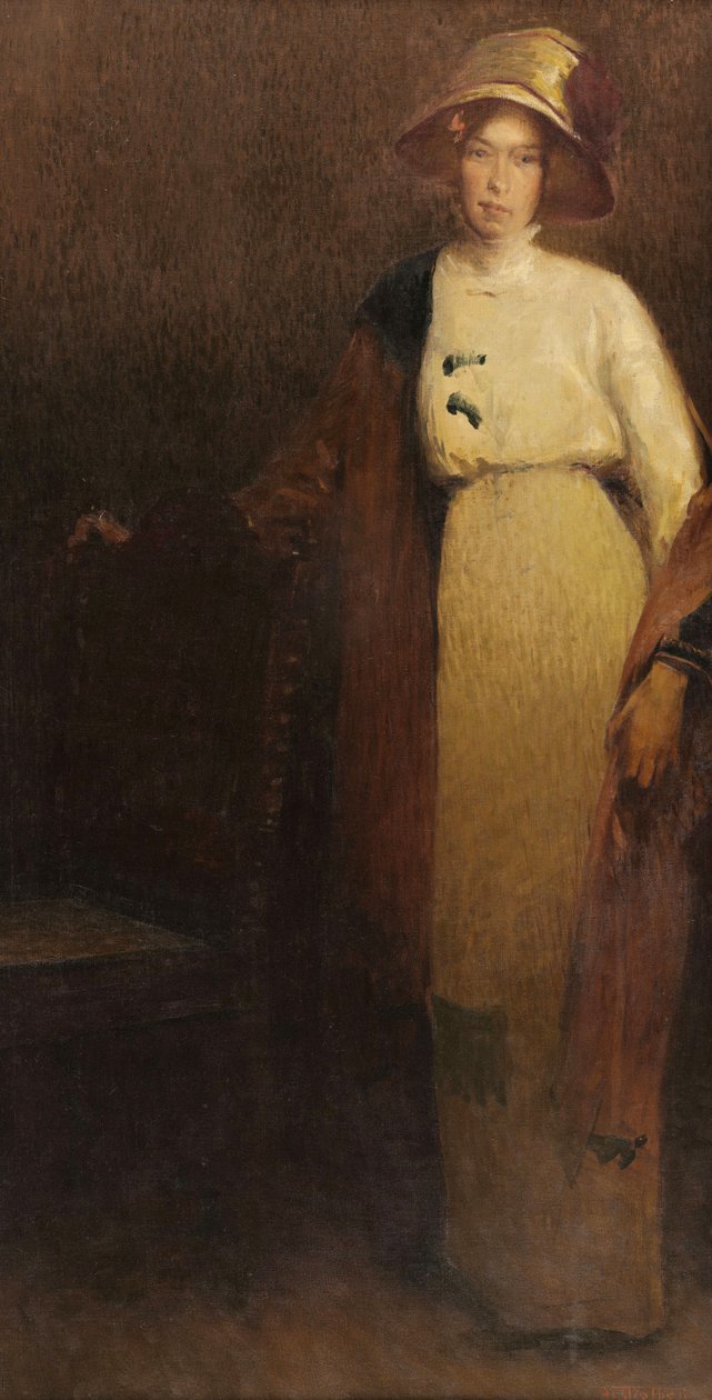 Portrait of Silvia Meyer by Artur Timoteo da Costa