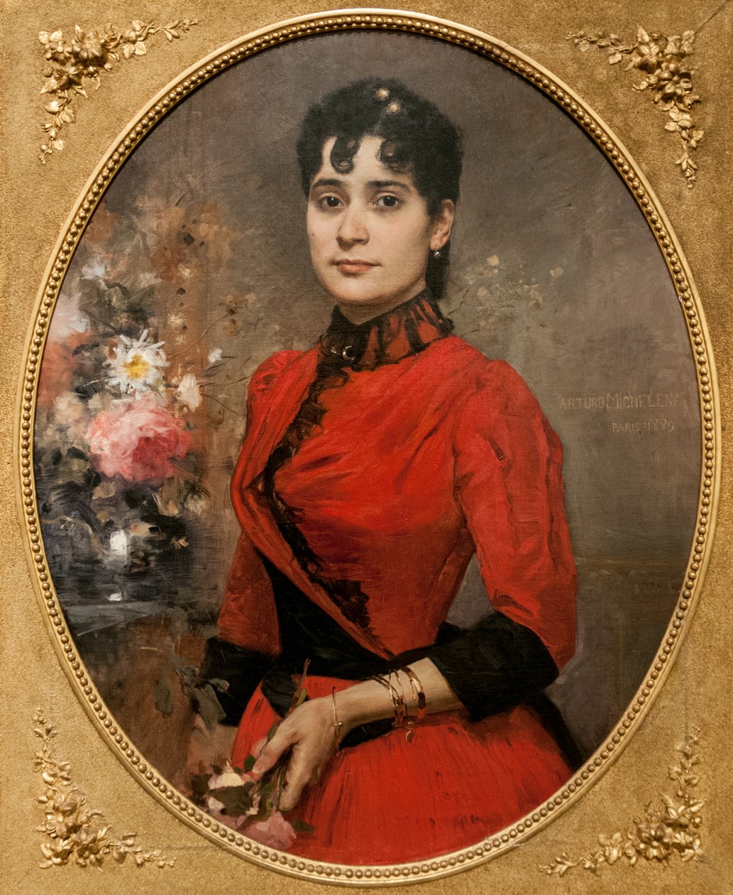 Portrait of Emilia Alcalá by Arturo Michelena