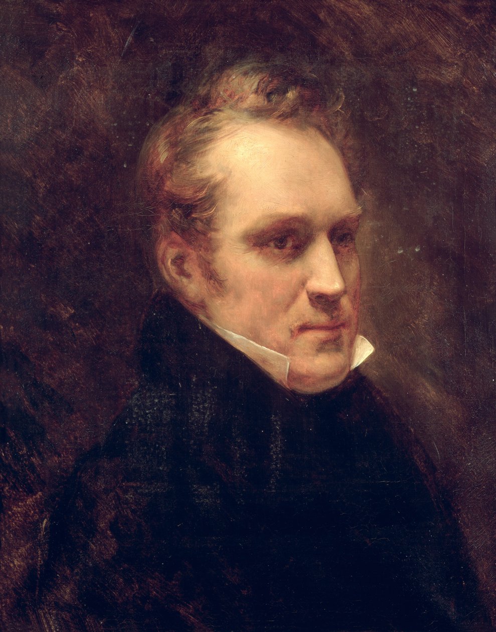 Portrait of Aimable-Guillaume-Prosper Brugiere (1782-1866) Baron of Barante by Ary Scheffer