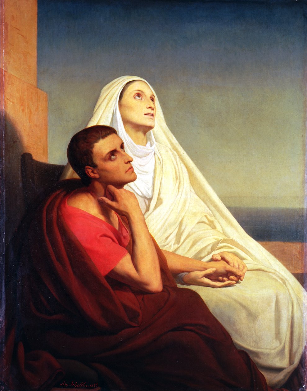 St. Augustine and His Mother St. Monica, 1855 by Ary Scheffer