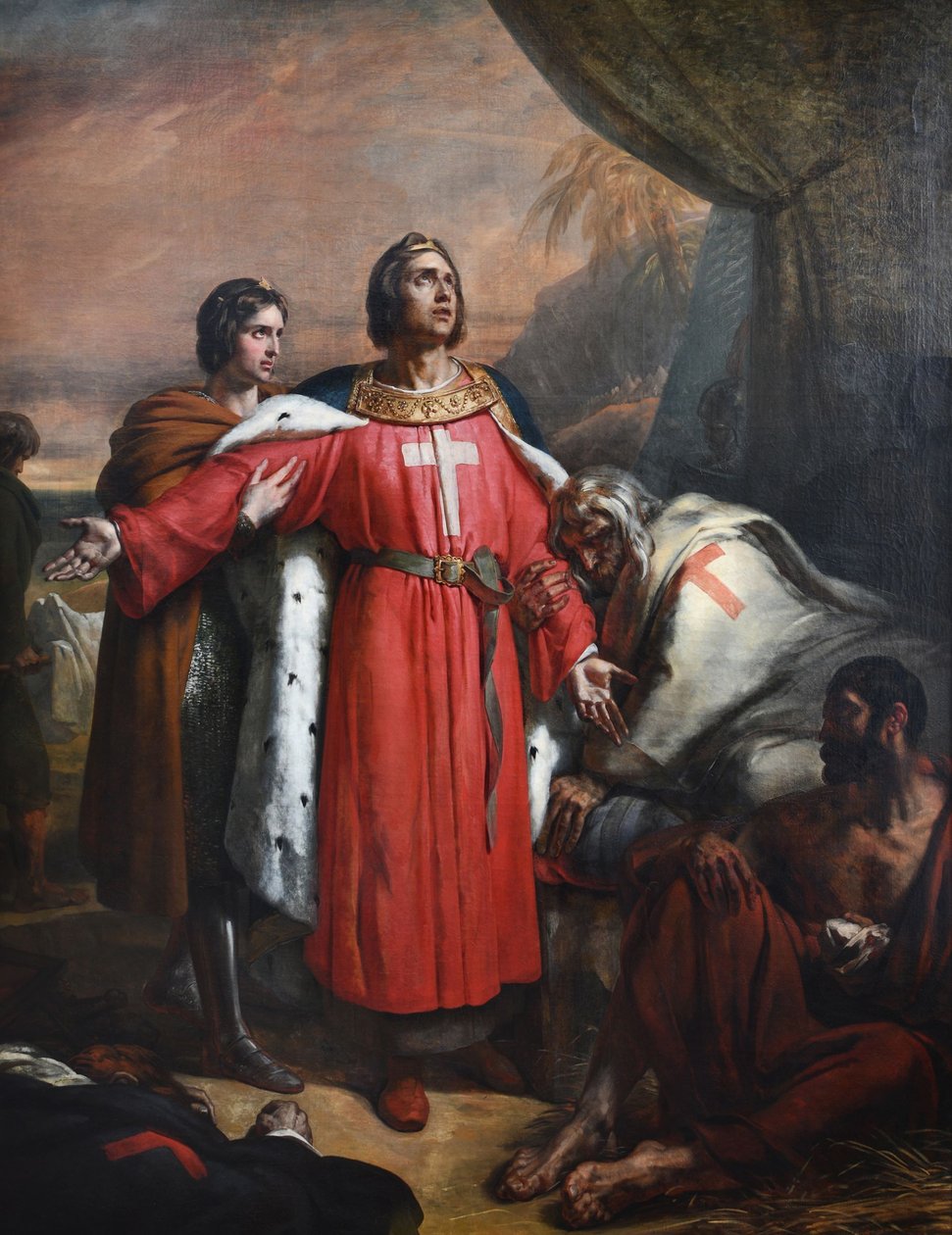 Saint Louis Visiting the Plague Victims by Ary Scheffer