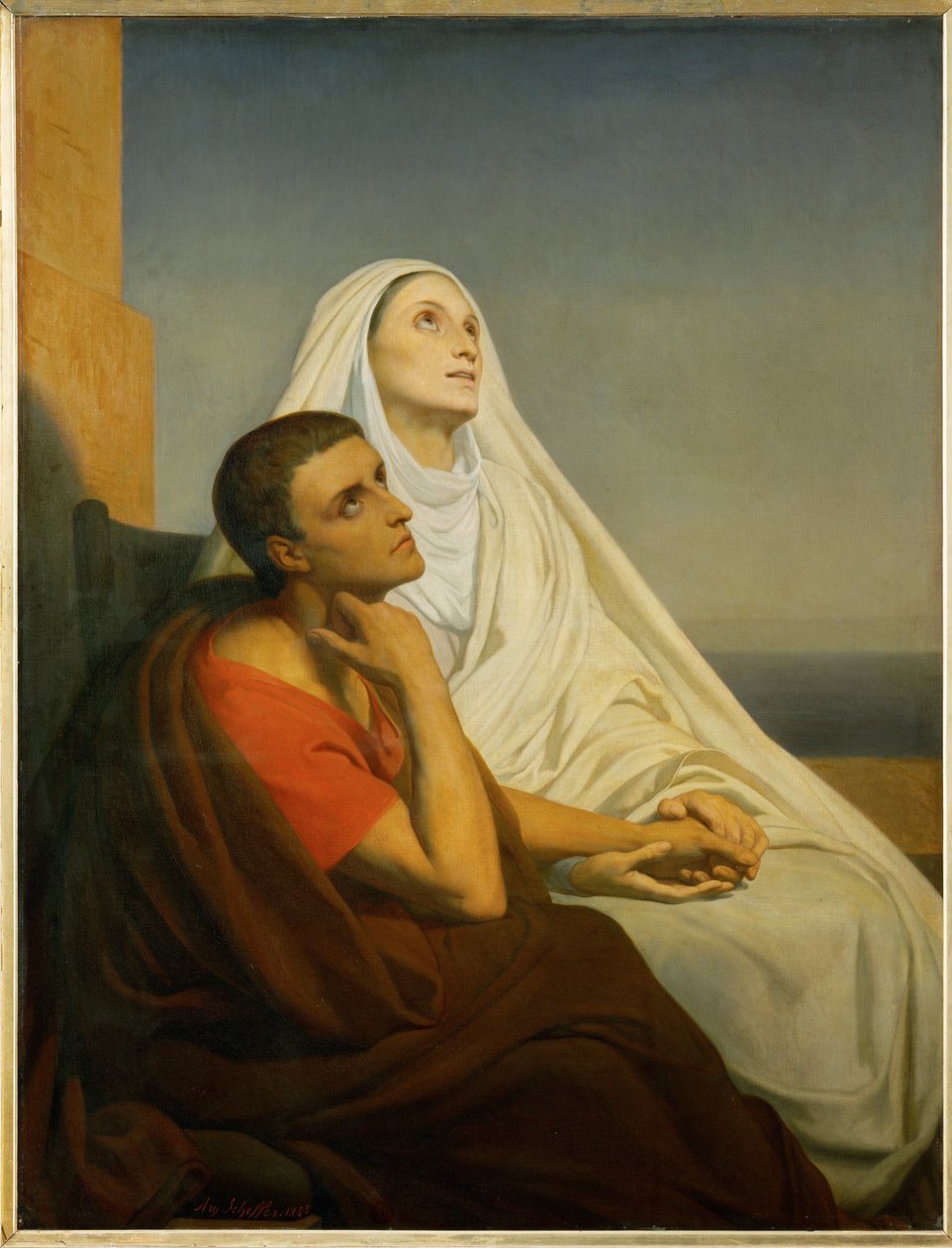 Saint Augustine and his Mother, Saint Monica by Ary Scheffer