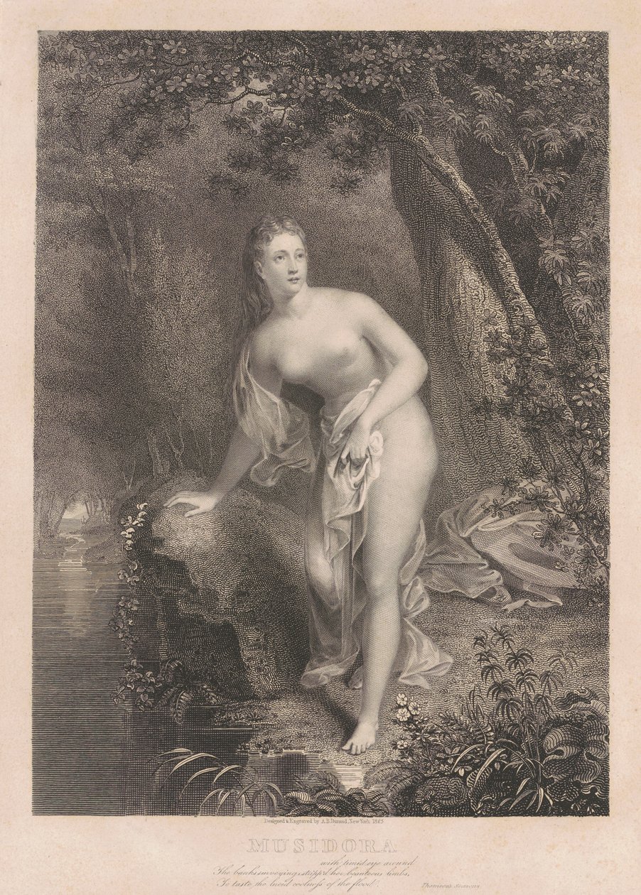 Musidora by Asher Brown Durand