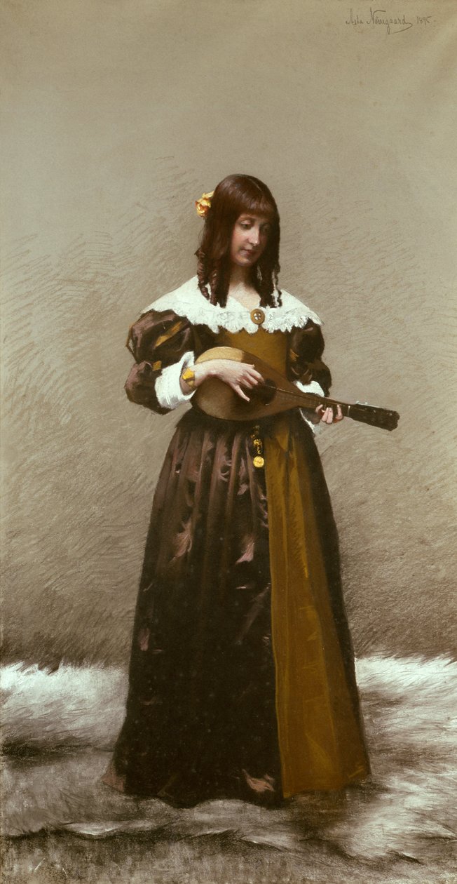 Self-portrait by Asta Nørregaard