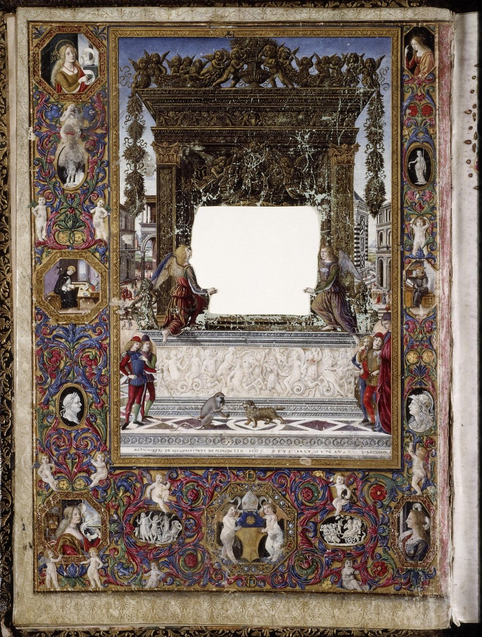 Missal of Thomas James: Frontispiece by Attavante degli Attavanti