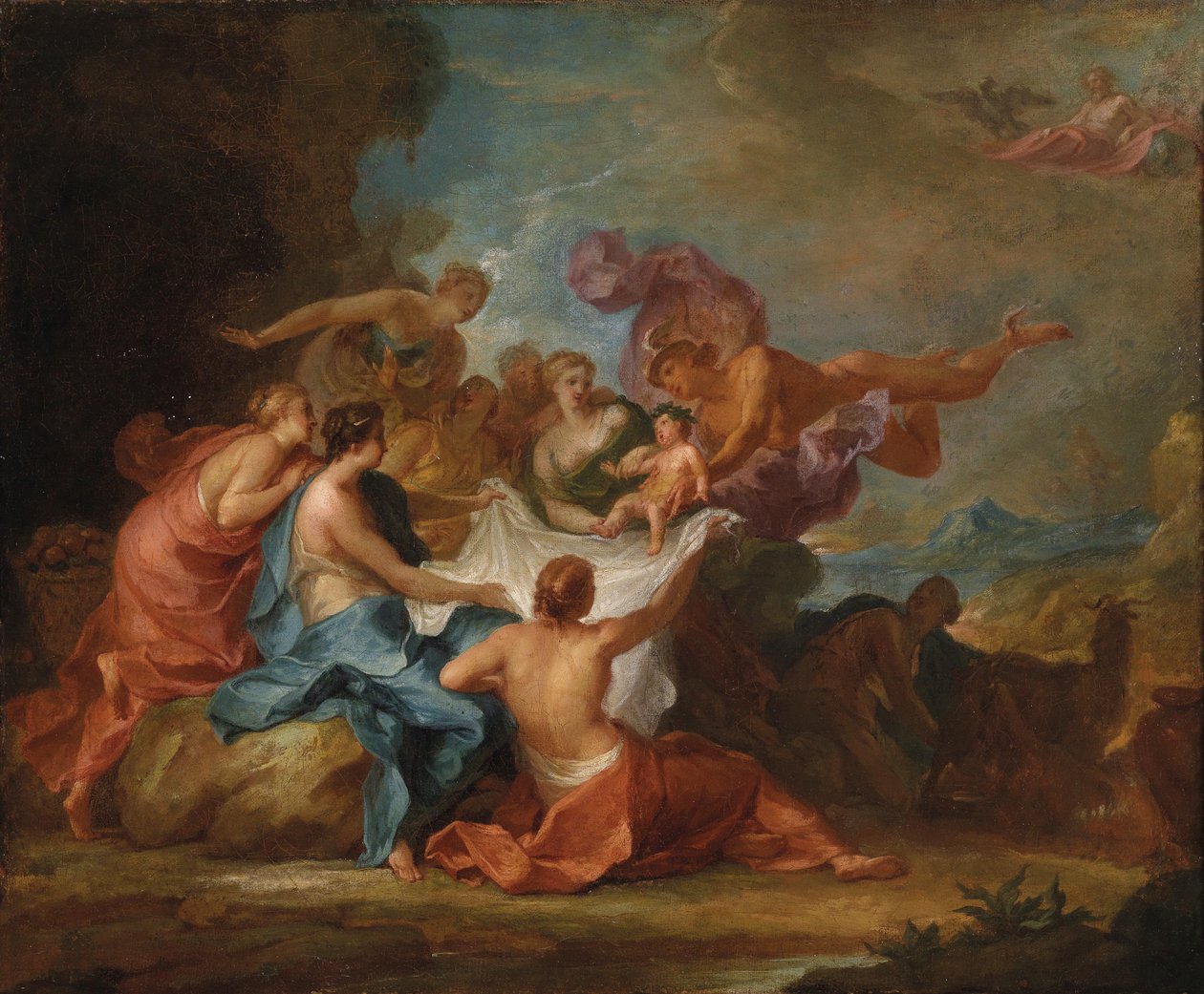Allegory of the Education of the Young Jupiter by the Nymphs of Mount Ida by Abraham Jansz. van Diepenbeeck