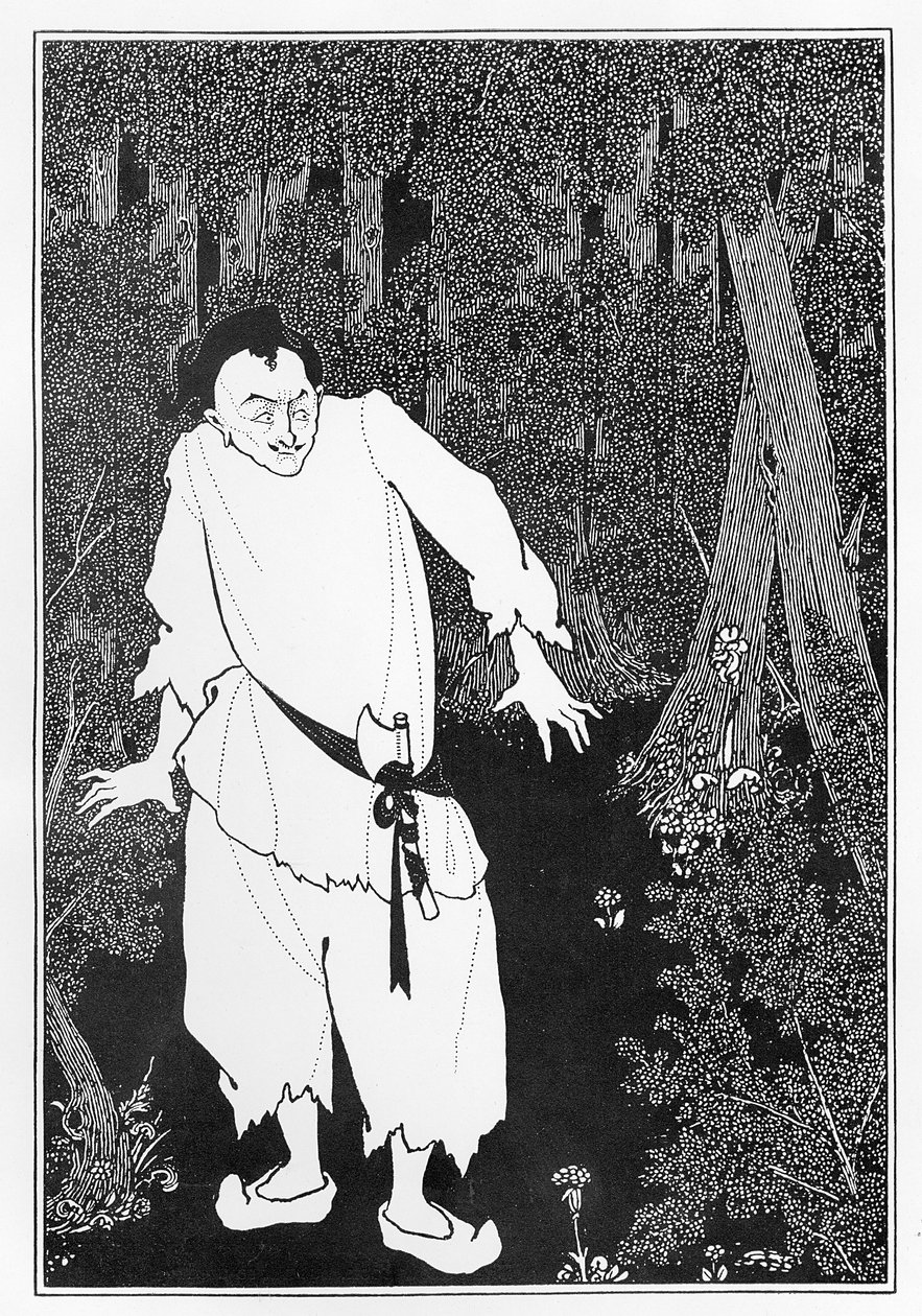 Ali Baba in the Woods by Aubrey Beardsley