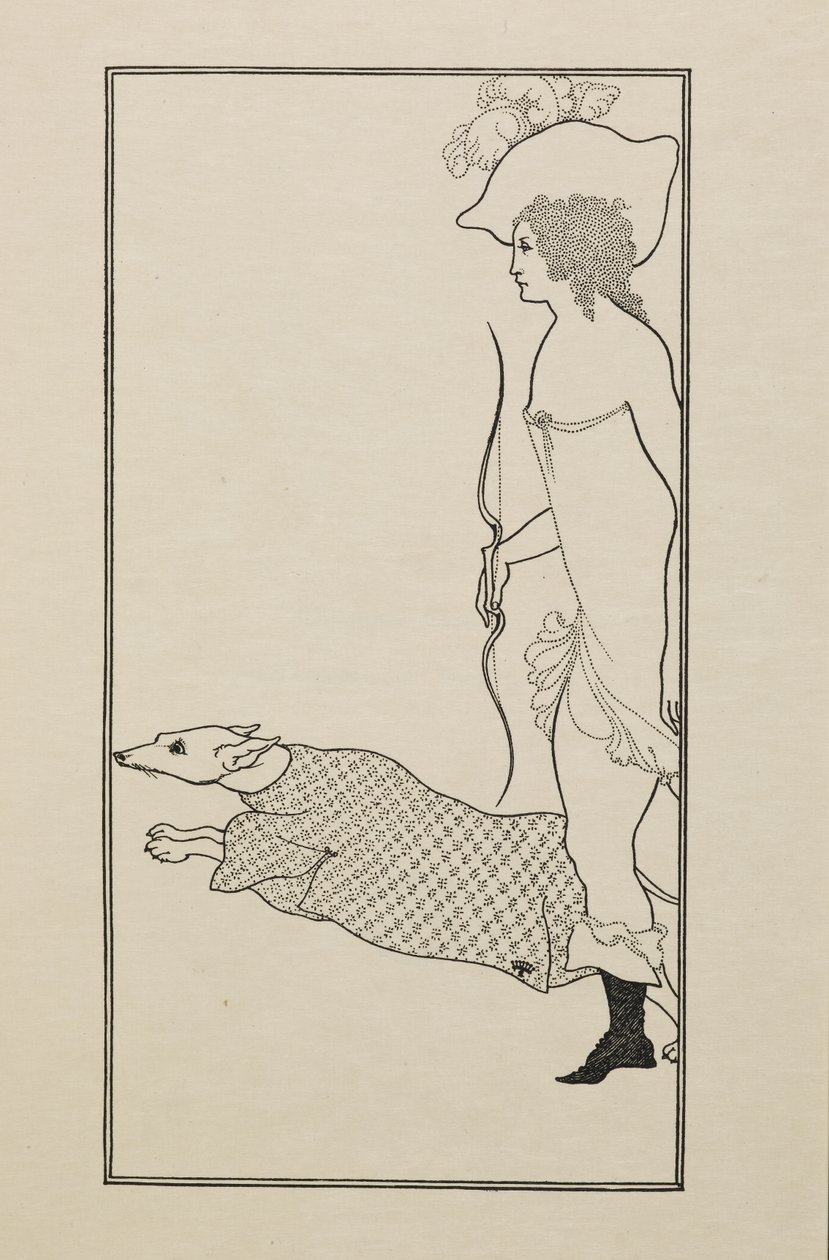 Atalanta, from a Book of Fifty Drawings by Aubrey Beardsley