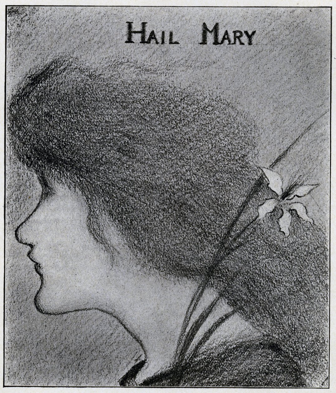 Hail Mary by Aubrey Beardsley
