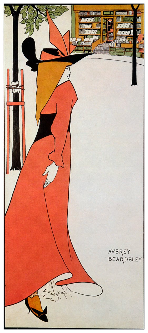 The Pseudonym and Antonym Libraries, 1895 by Aubrey Beardsley