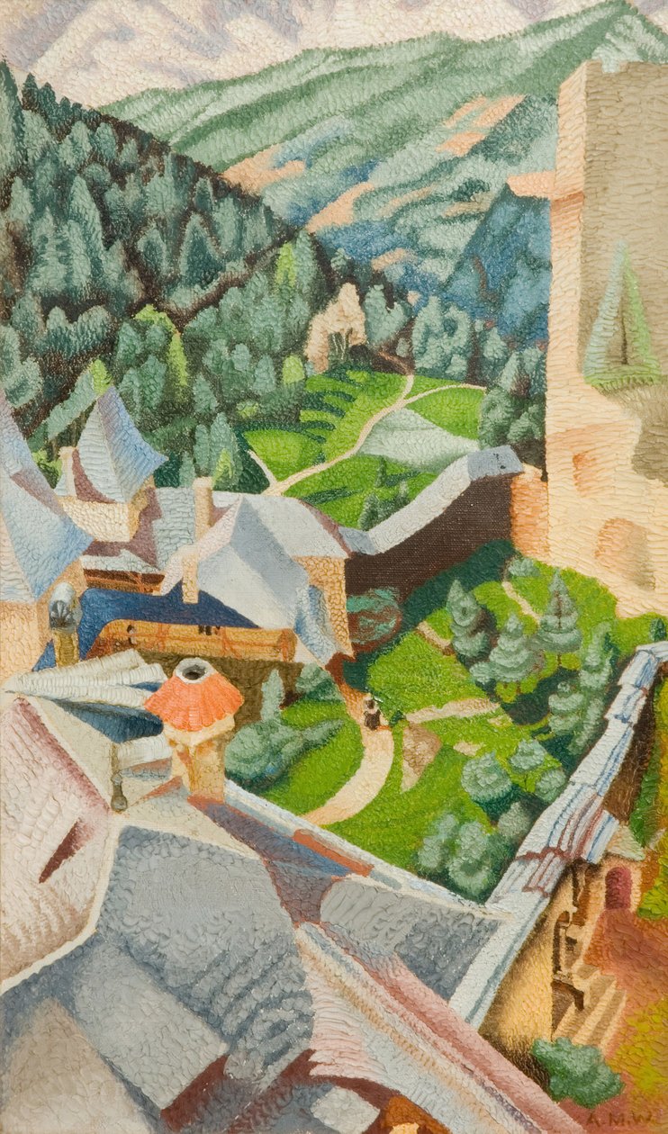 Burg, Finstergrun by Audrey Weber