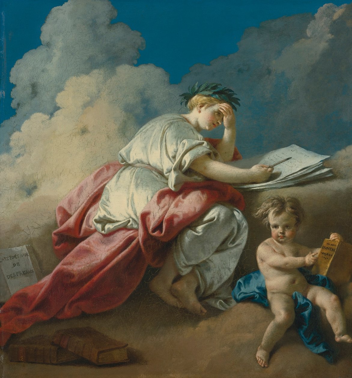 An Allegory of Poetry by Auger Lucas