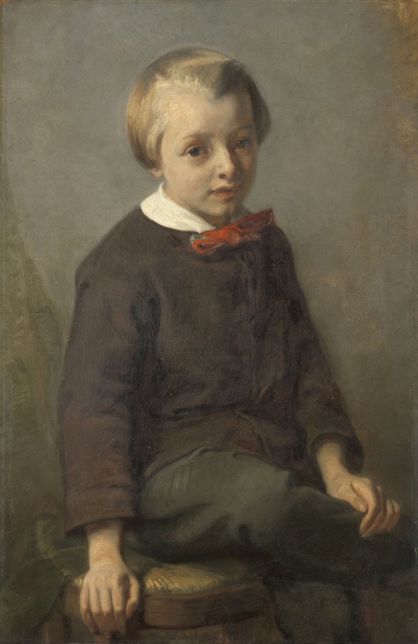 Portrait of a Boy by August Allebe