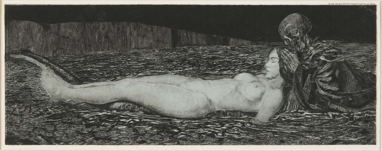 A Dead Woman, from the series Death and the Maiden by August Bromse