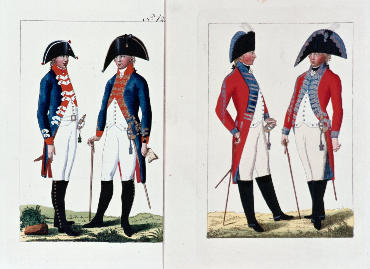 Musketeers and Officers by August Leopold Ramm