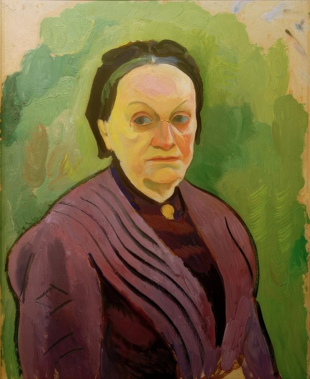 Portrait Study of Katharina Koehler by August Macke
