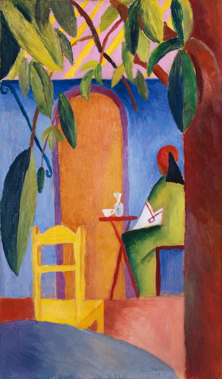 Turkish Café by August Macke