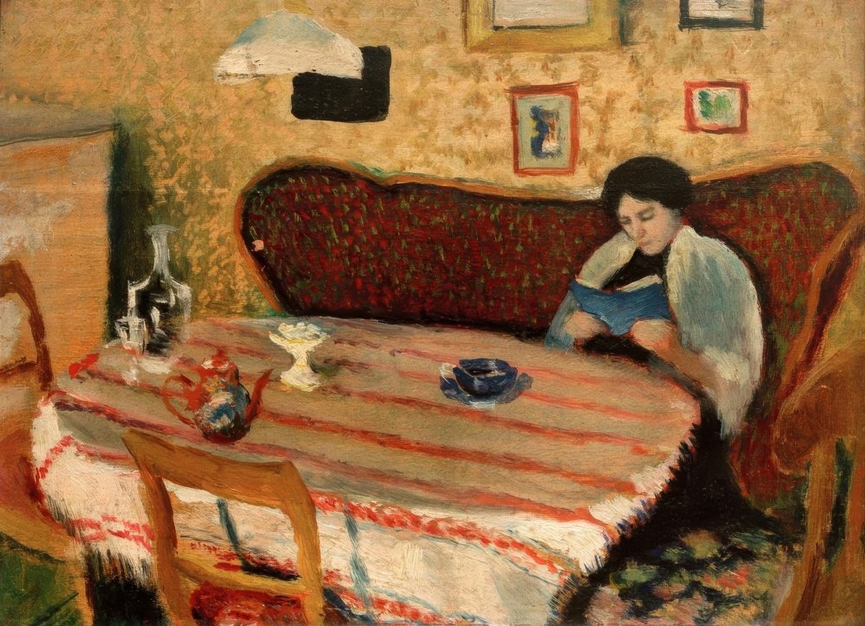Our Living Room in Tegernsee by August Macke