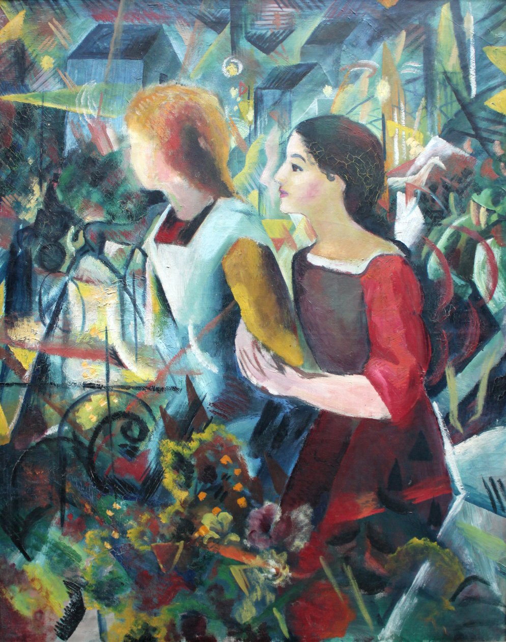 Two Girls by August Macke
